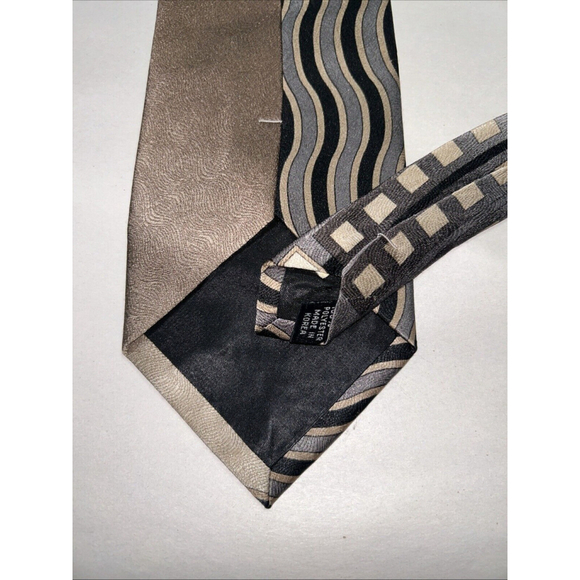 Pierre Balman Tones Of Brown Geometric Design - Picture 4 of 5